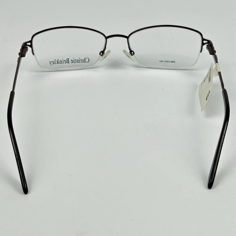 Christie Brinkley 4973662 Womens Eyeglasses Frame Brown Cat Eye 53-17-138 mm